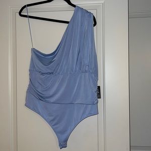 Express Body Contour collection One Shoulder thong body suit
